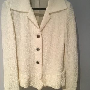 Off White Suit with Maxi Skirt, size 2